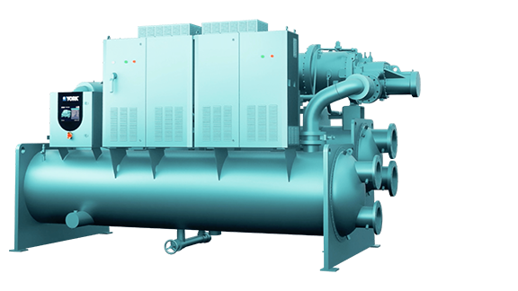 A YORK YVWH-HP VSD screw compressor